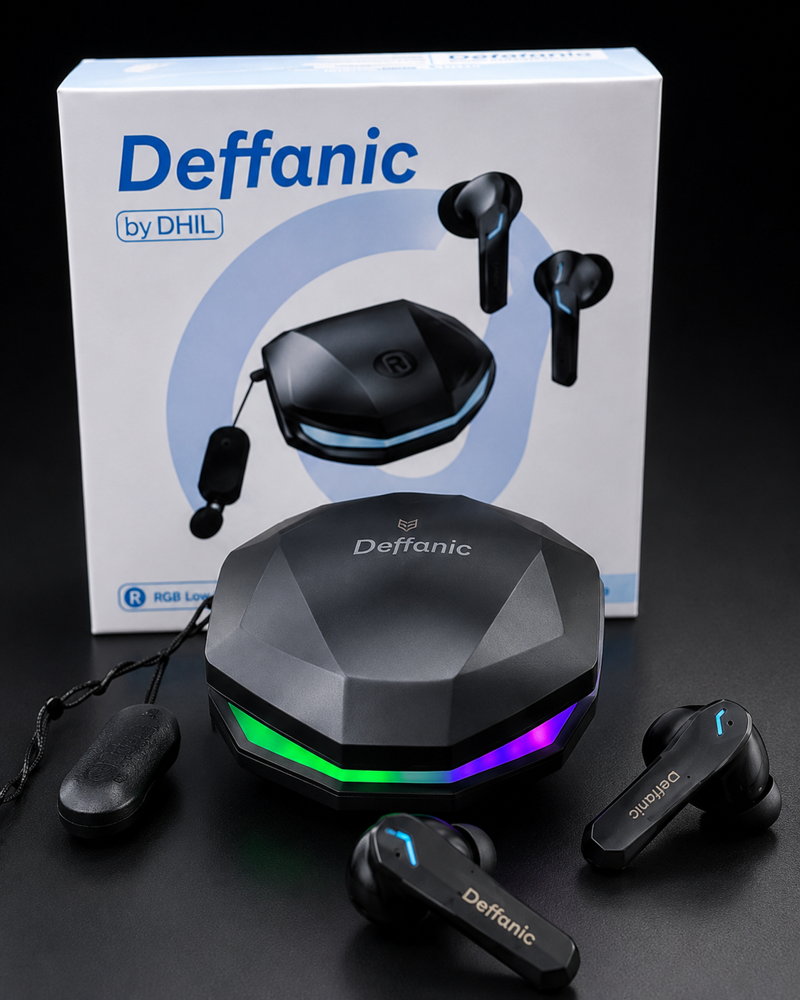 Deffanic RGB Gaming Wireless Earbuds