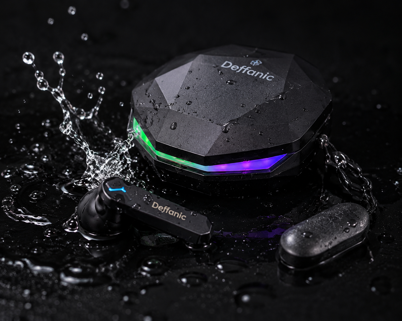 Deffanic RGB Gaming Wireless Earbuds