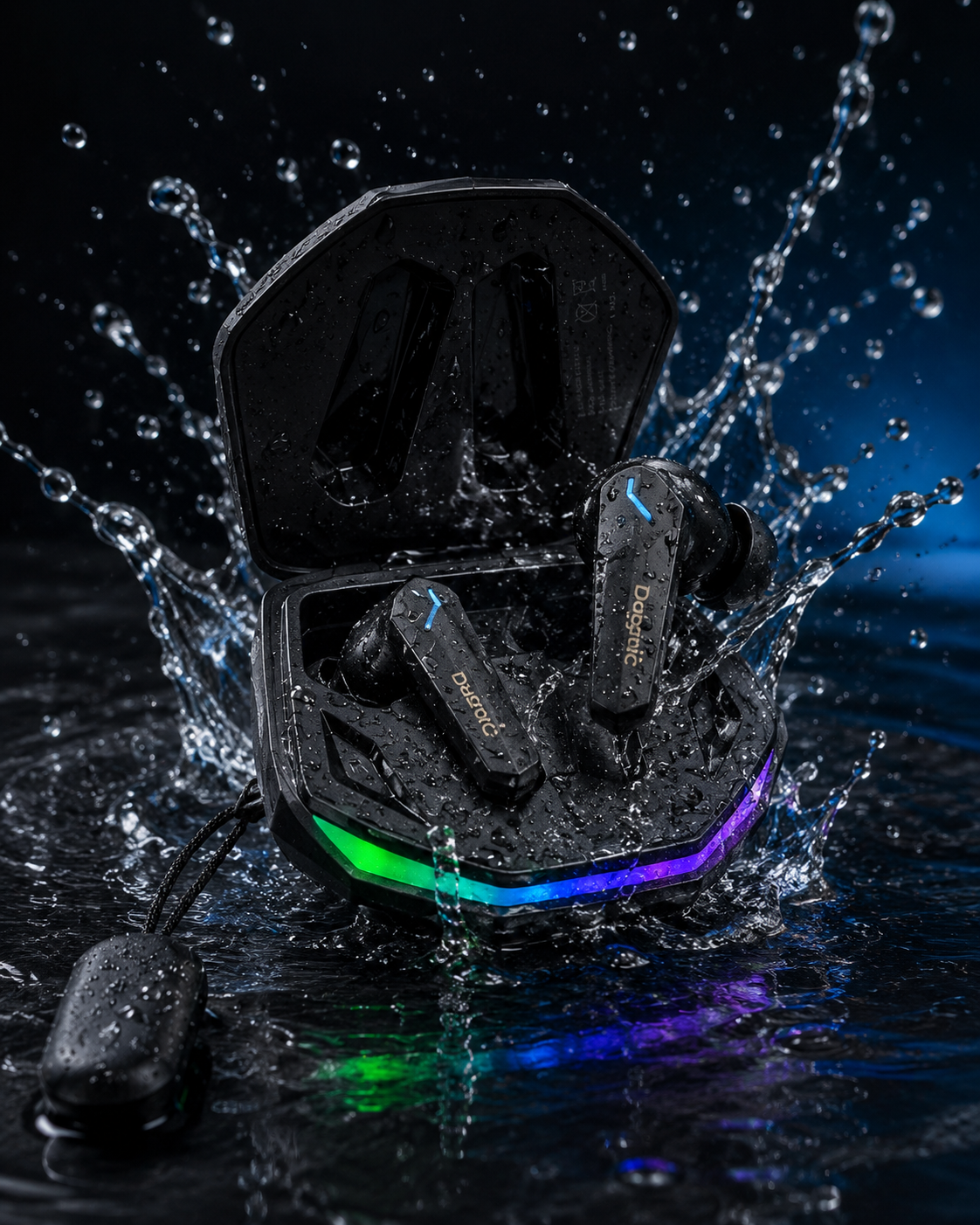 Deffanic RGB Gaming Wireless Earbuds