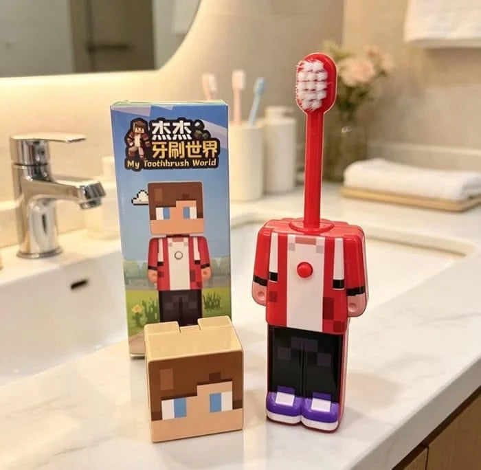 MineCraft Character, Kids Toothbrush Set of 2
